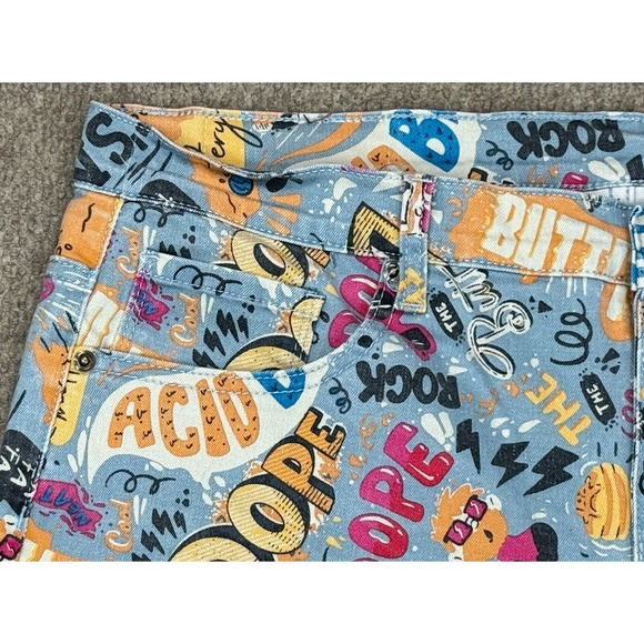 Born Primitive The Buttery Bros Men's Spellout Party 5 Pocket Shorts Size 3XL - Picture 2 of 10